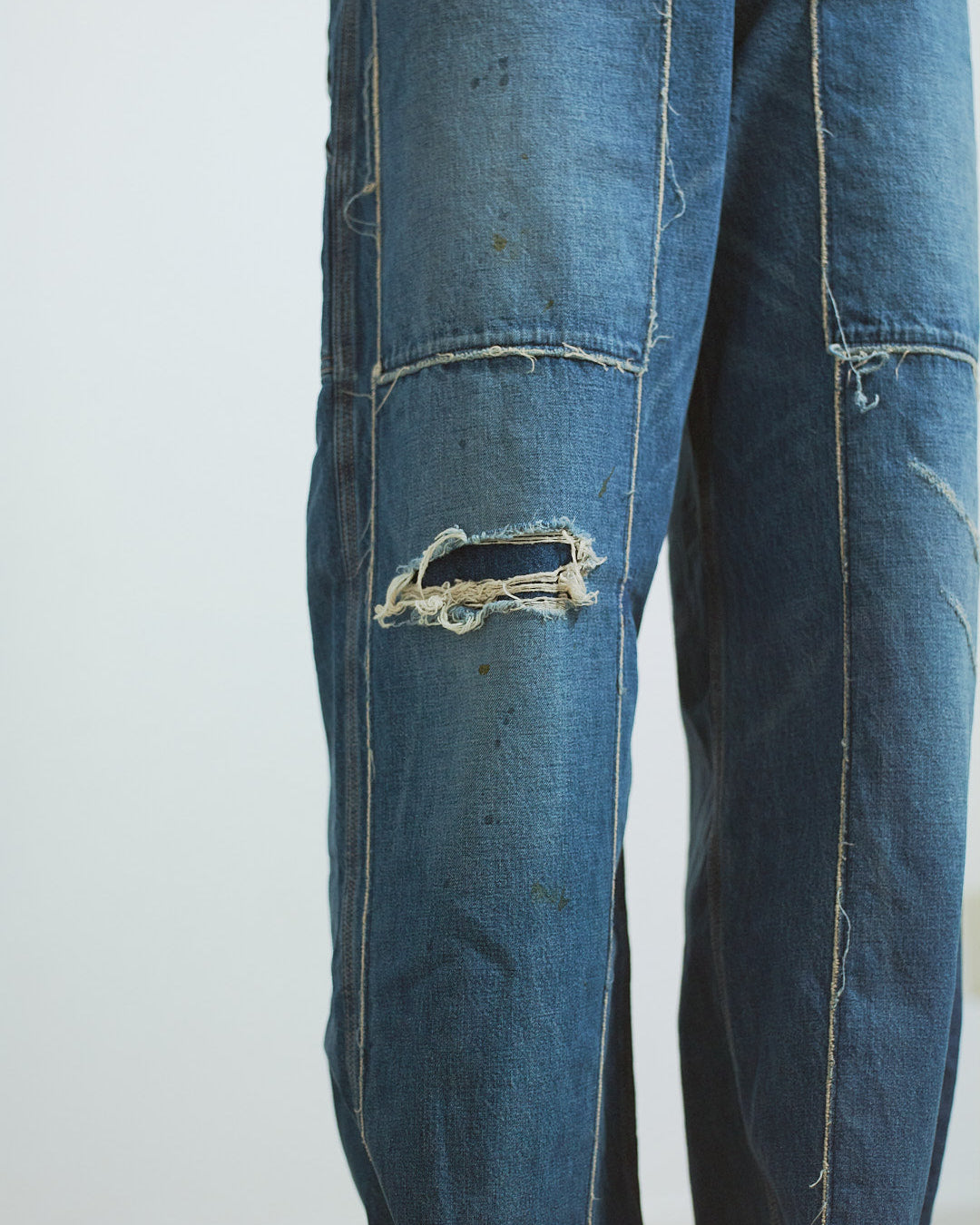 DENIM PAINTER PANTS with Kurry