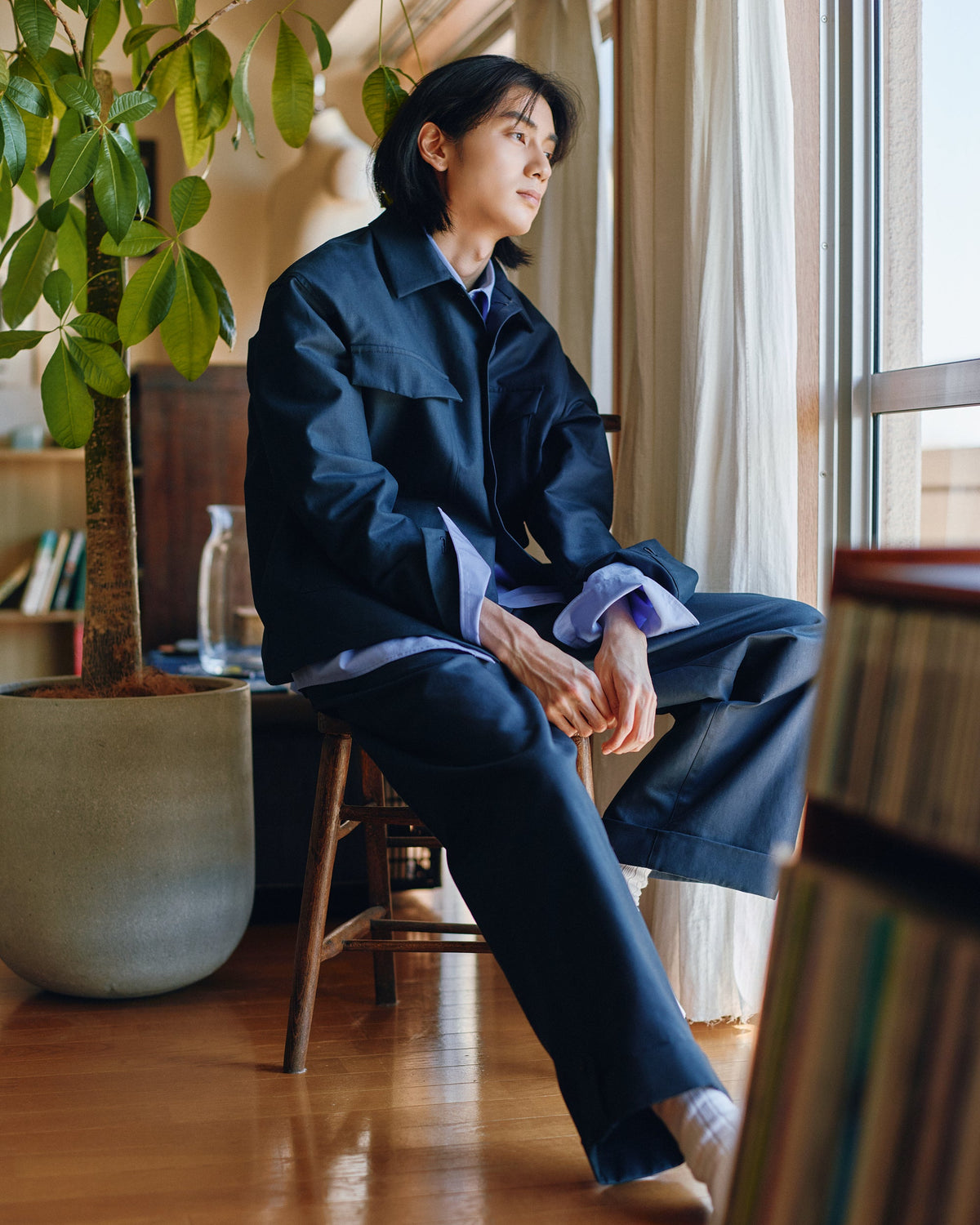 DOUBLE CLOTH FIELD JACKET