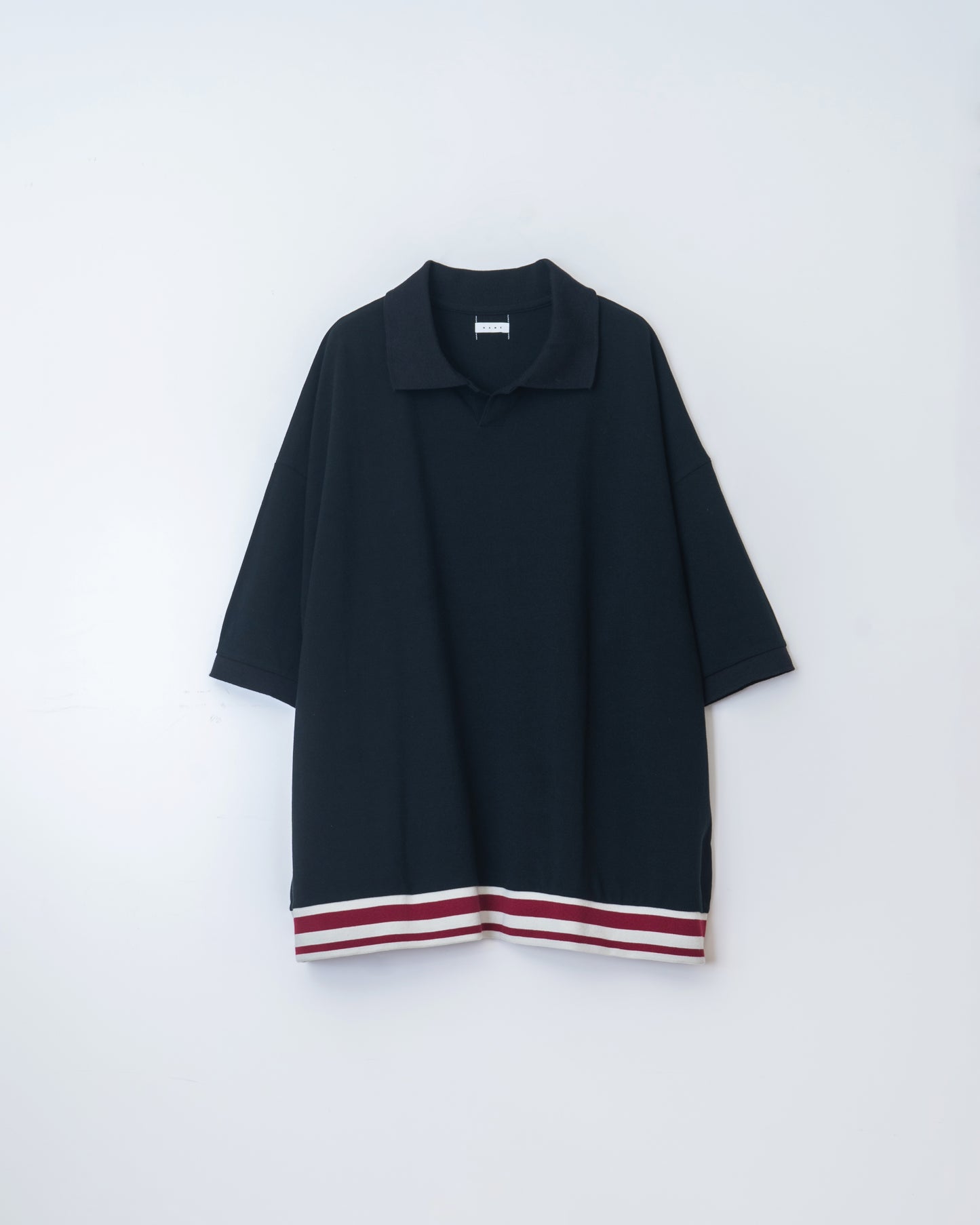 INDIAN COTTON KANOKO BIG POLO SHIRT