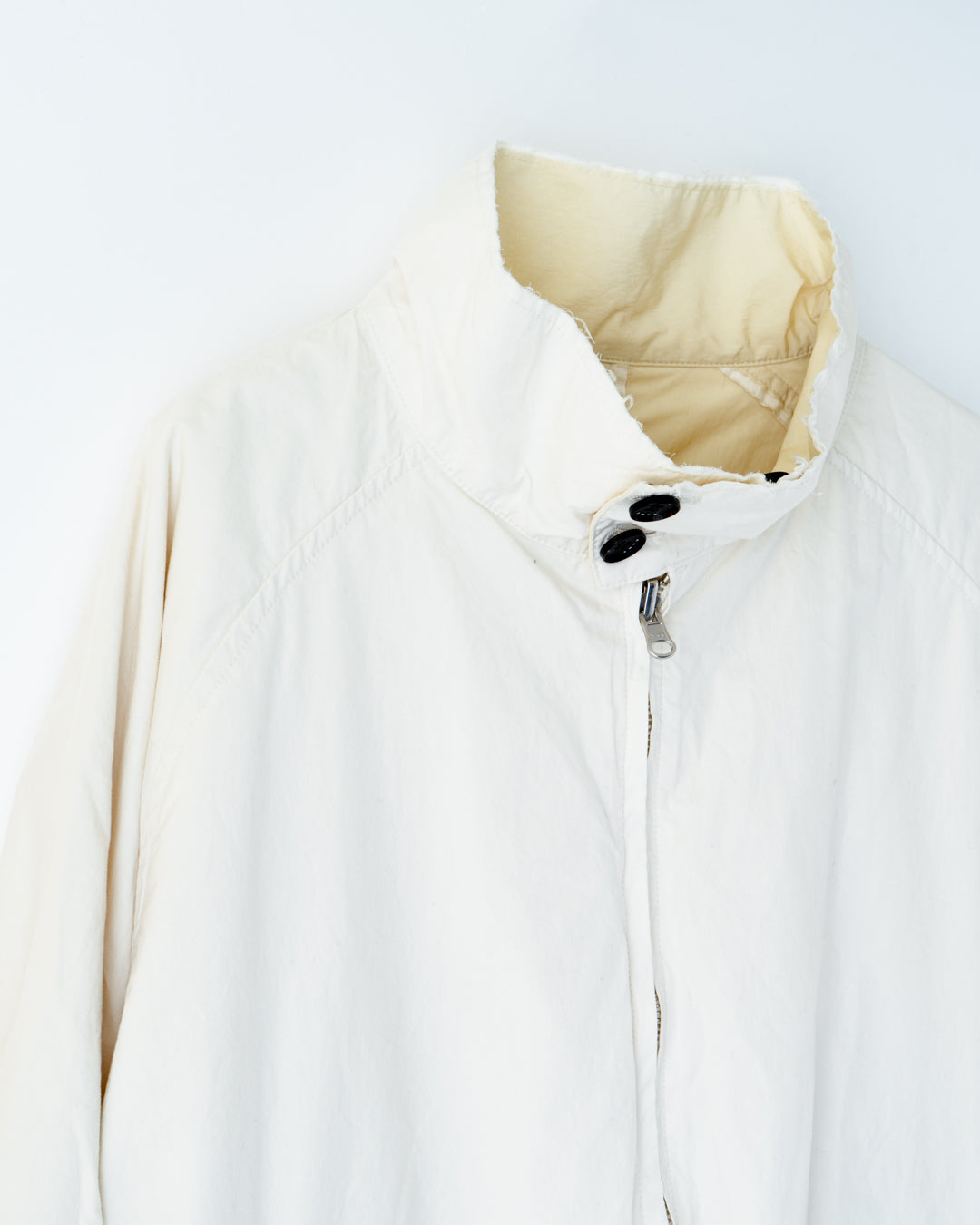 REVERSIBLE HARRINGTON JACKET : IRREGULAR INSIDE OUT