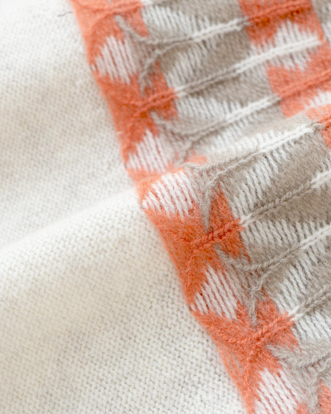 WOOL NORDIC KNIT SWEATER : INSIDE OUT PATTERN