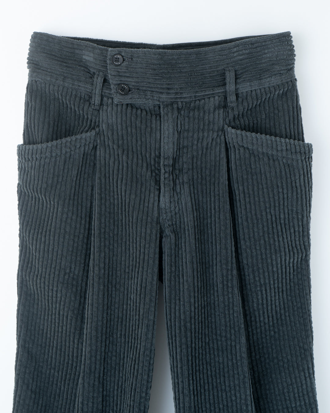 CORDUROY HIGH WAIST WORK PANTS