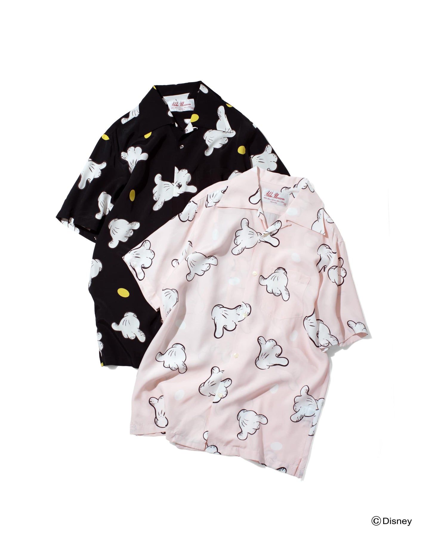 HAND SIGN ALOHA SHIRT (MICKEY MOUSE)