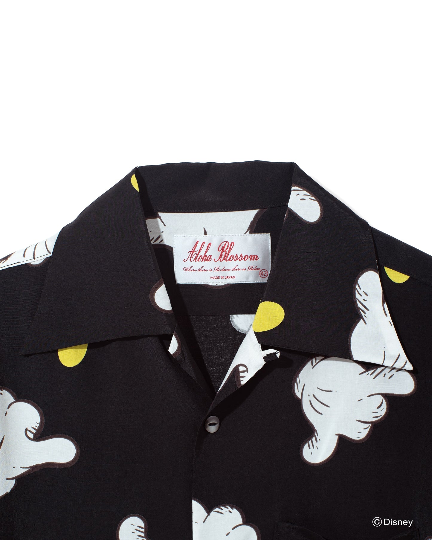 HAND SIGN ALOHA SHIRT (MICKEY MOUSE)