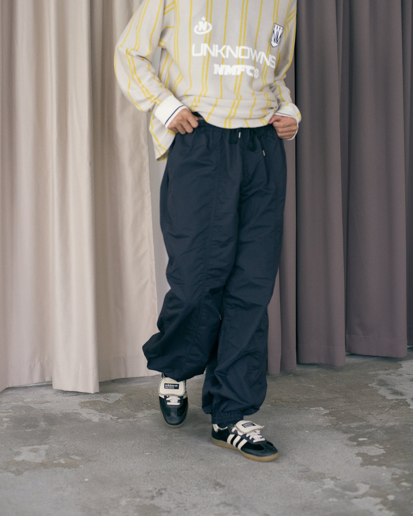NYLON TUSSAH EASY PANTS