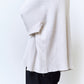 WAFFLE SIDE RIB LOOSE SLEEVE TEE