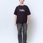 LOOSE FIT PRINT TEE : HELLO,GOOD BUY!
