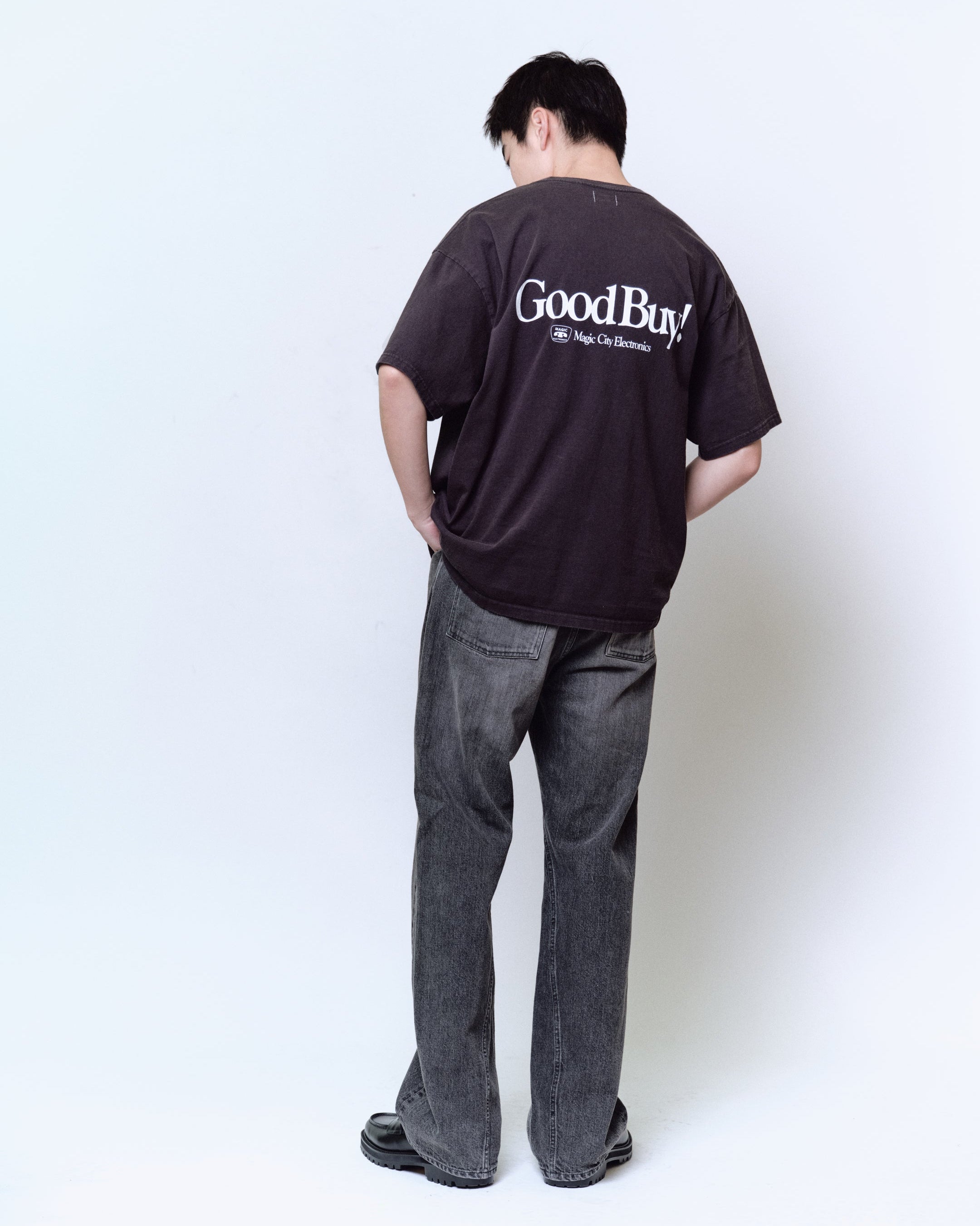 LOOSE FIT PRINT TEE : HELLO,GOOD BUY! – Name. OFFICIAL STORE