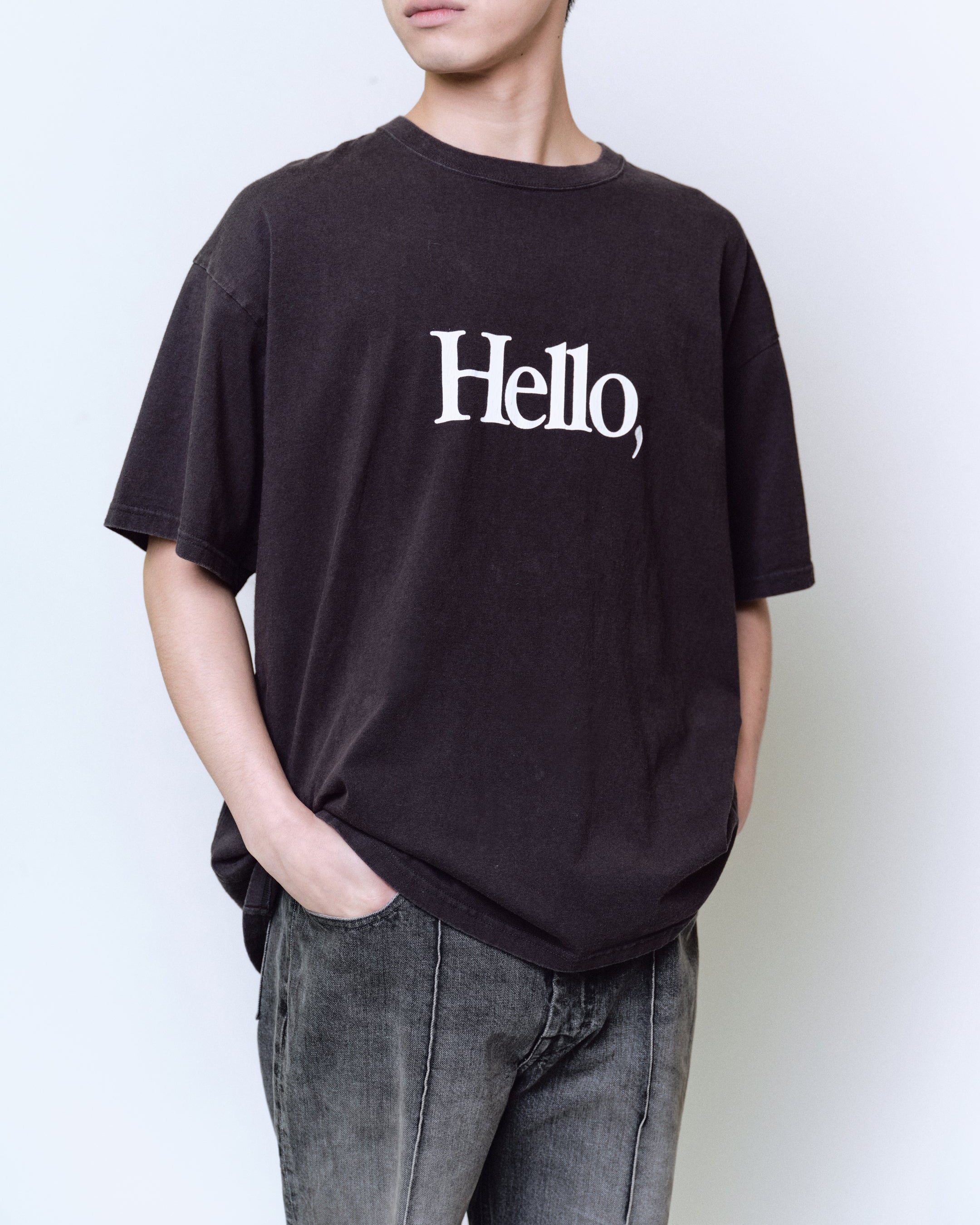 Name. / ネーム LOOSE FIT PRINT TEE HELLO LOOSE FIT PRINT TEE : HELLO,GOOD BUY! – Name. OFFICIAL STORE