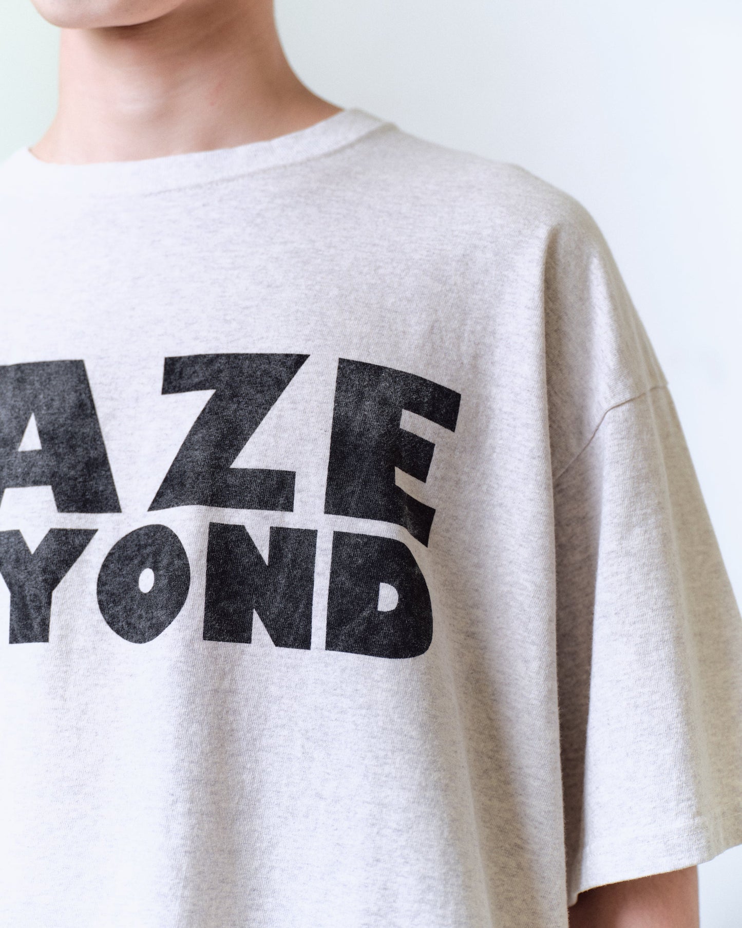 LOOSE FIT PRINT TEE : GAZE BEYOND