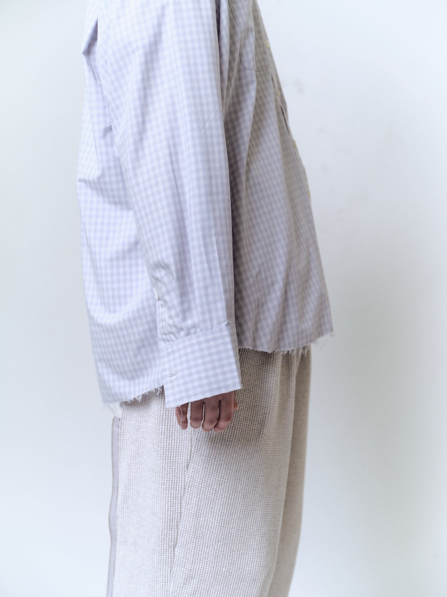 T/R CHECK REGULAR SHIRT : CUT-OFF