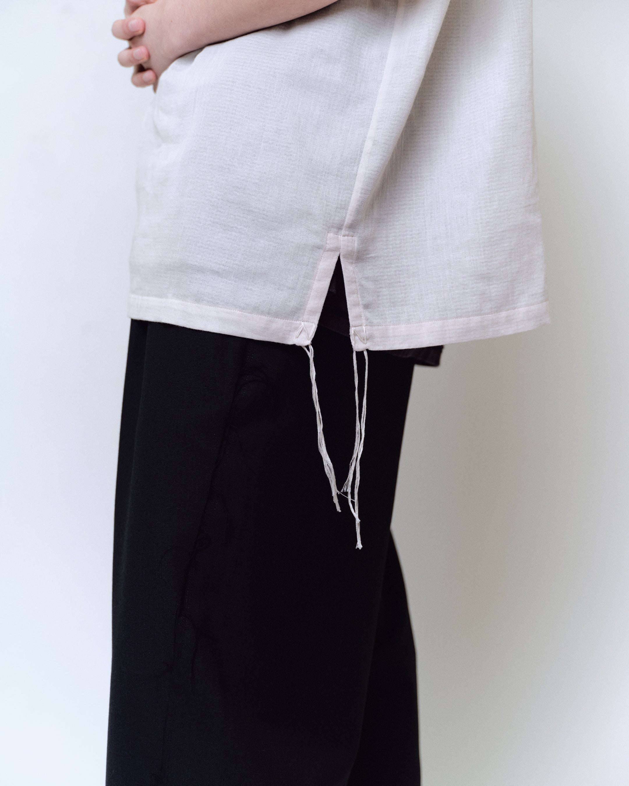 トップス Robby DOBBY SATIN PULLOVER SHIRT – Name. OFFICIAL STORE