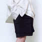 NYLON TWILL ONE TUCK CARGO SHORTS : TELE CUT