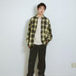 COTTON FLANNEL OMBRE REGULAR SHIRT : CUT-OFF