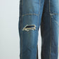 DENIM PAINTER PANTS with Kurry