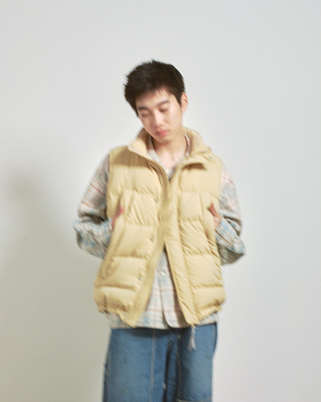 ＜NAME STORE LIMITED＞ WIDE POCKET DOWN VEST