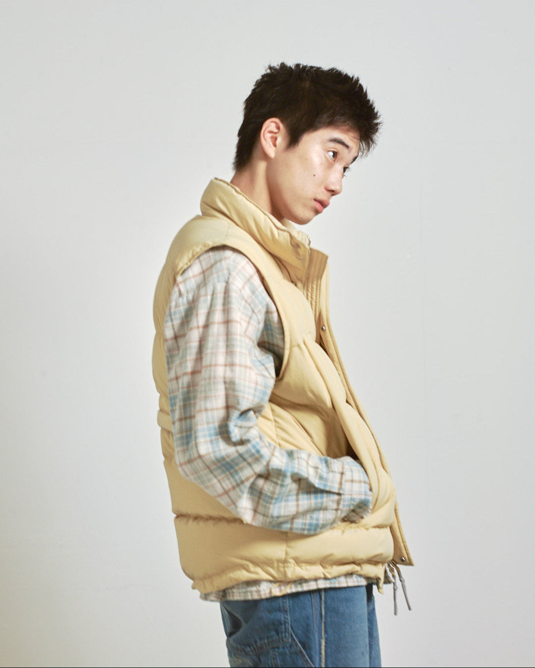 ＜NAME STORE LIMITED＞ WIDE POCKET DOWN VEST