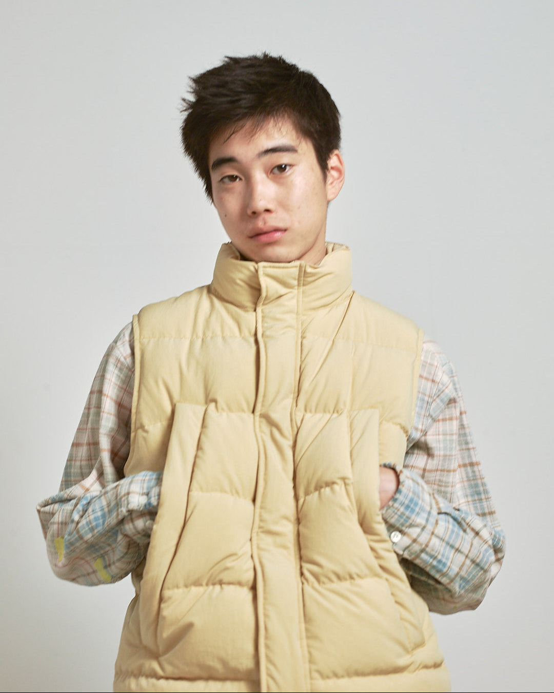 ＜NAME STORE LIMITED＞ WIDE POCKET DOWN VEST