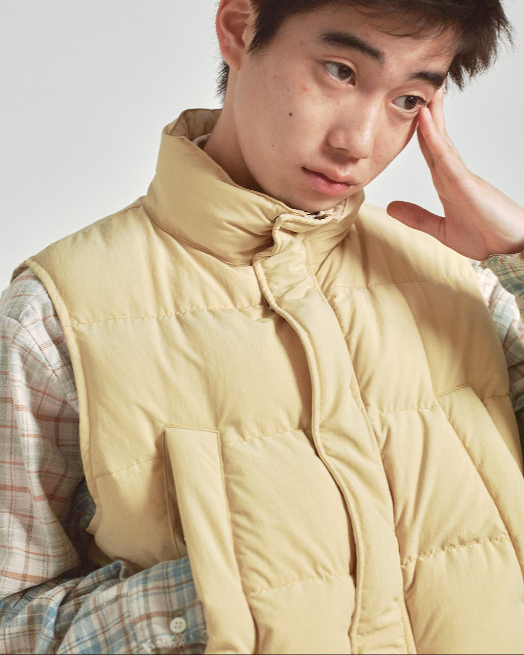 ＜NAME STORE LIMITED＞ WIDE POCKET DOWN VEST