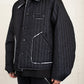 CZ STRIPE QUILTING JACKET