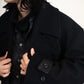 WOOL MELTON SWITCHING PEA COAT