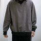 ASYMMETRIC SWITCHING SWEAT SHIRT