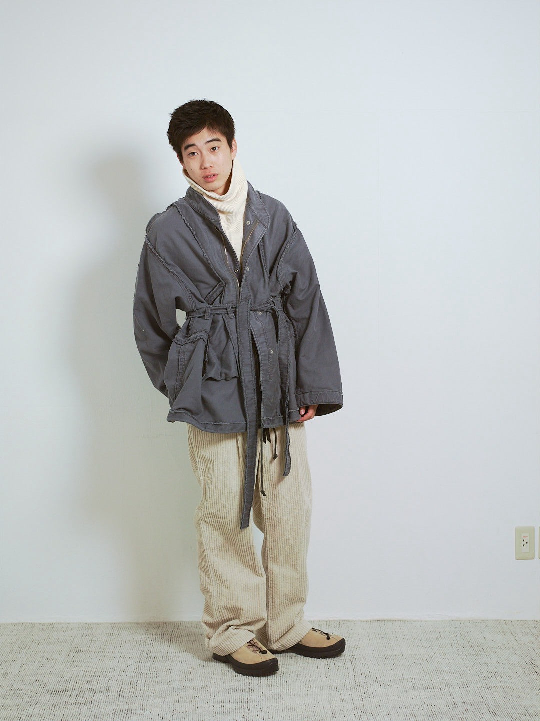 MID LENGTH M-65 COAT : DOUBLE FACE