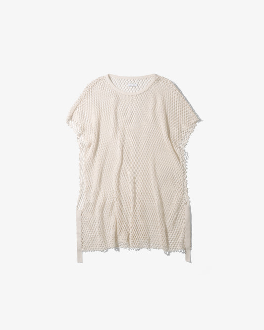 MESH TAPED NO SLEEVE TEE