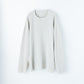 WAFFLE SIDE RIB LOOSE SLEEVE TEE