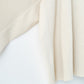 WAFFLE SIDE RIB LOOSE SLEEVE TEE