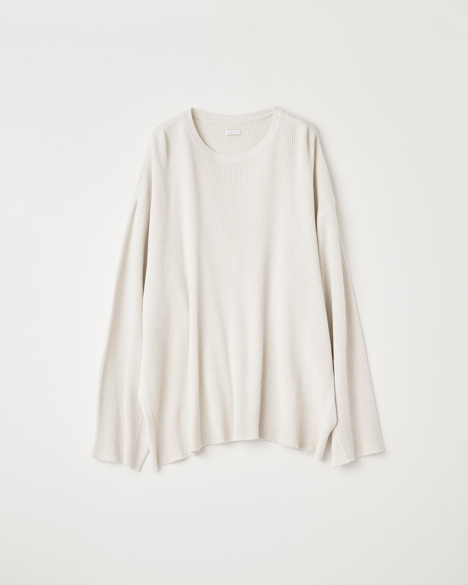 WAFFLE SIDE RIB LOOSE SLEEVE TEE – Name. OFFICIAL STORE