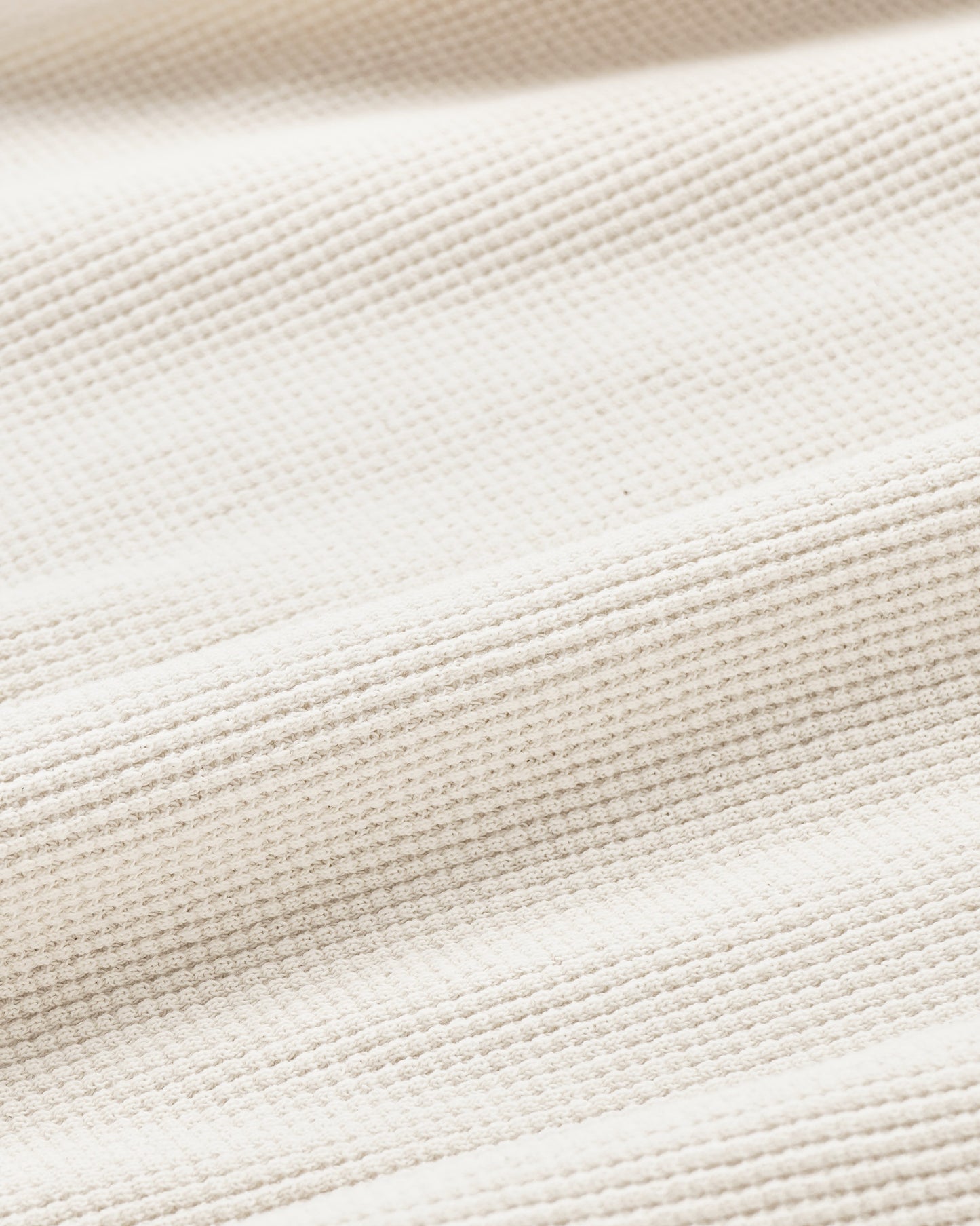 WAFFLE SIDE RIB LOOSE SLEEVE TEE