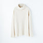 WAFFLE TURTLE NECK LOOSE SLEEVE TEE