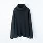 WAFFLE TURTLE NECK LOOSE SLEEVE TEE