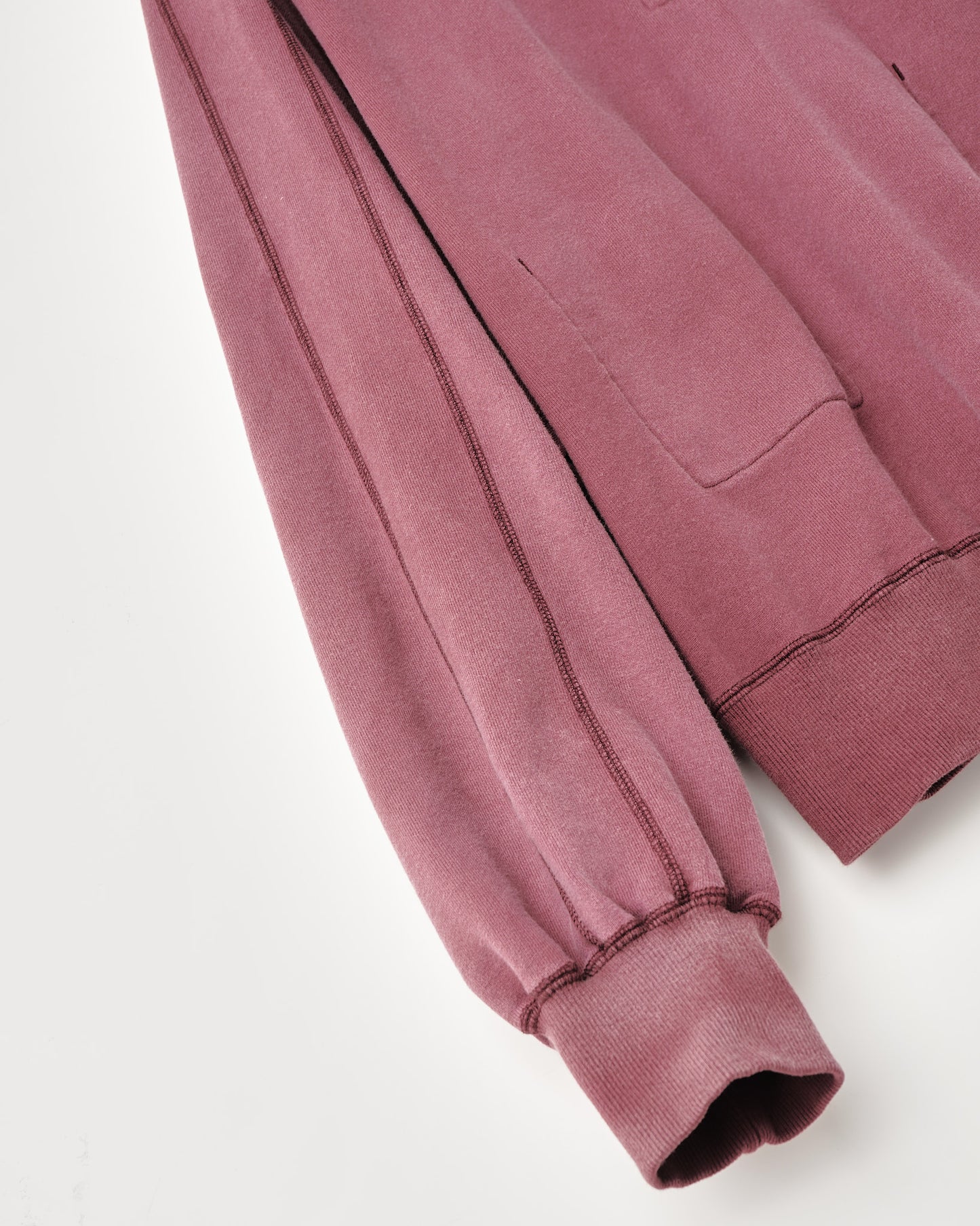 REVERSIBLE SWEAT TRACK JACKET : FADED