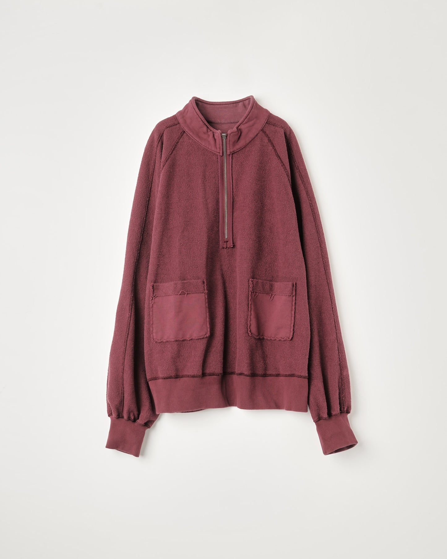 REVERSIBLE SWEAT TRACK JACKET : FADED