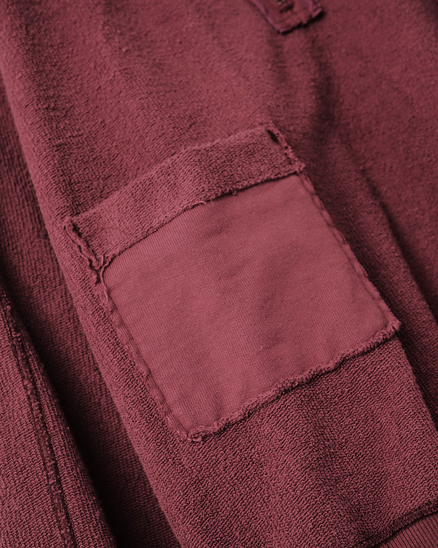 REVERSIBLE SWEAT TRACK JACKET : FADED