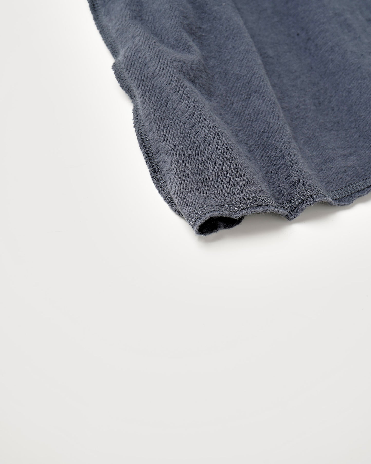 GATHERED LONG SLEEVE TEE : MUSLIN