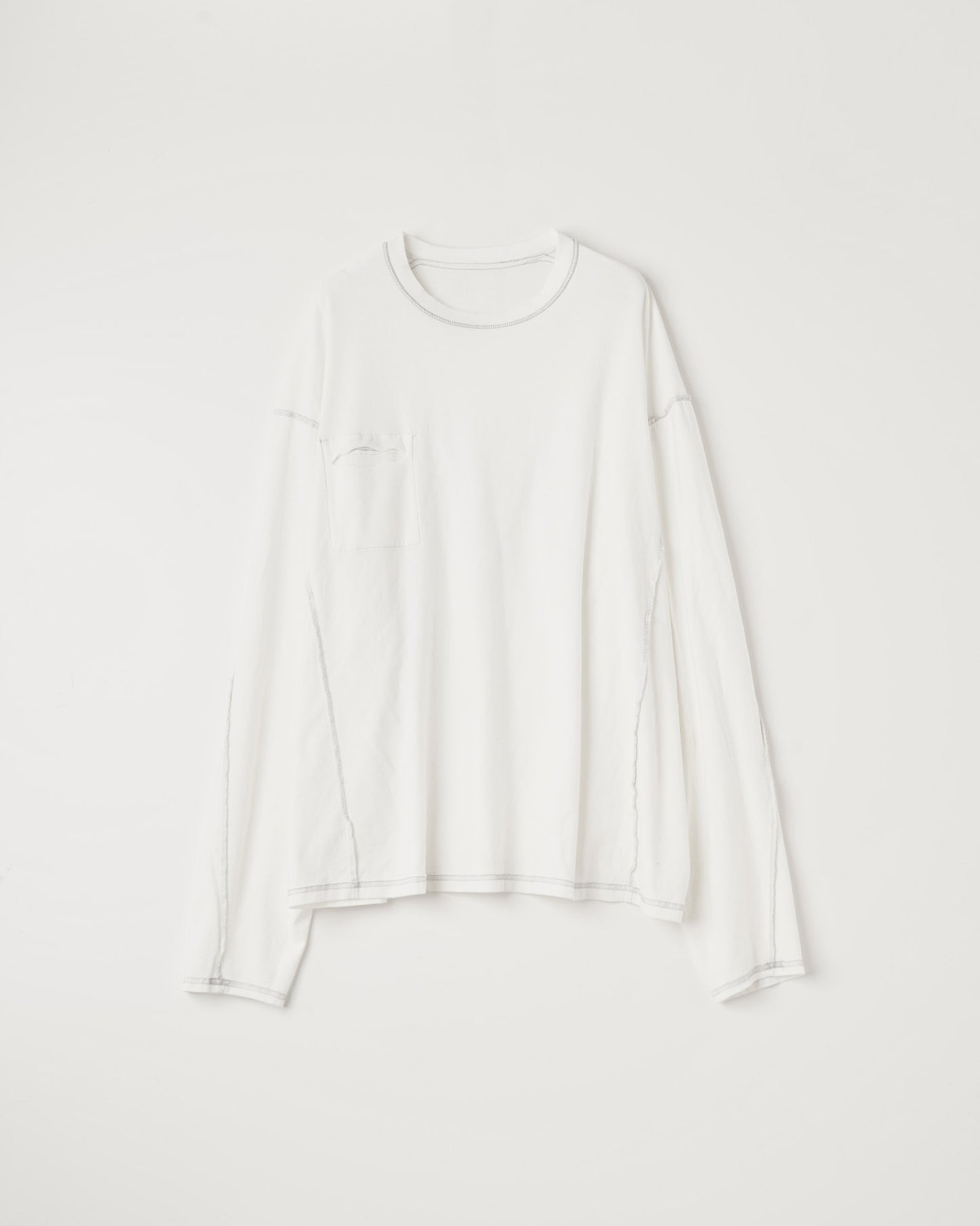 REVERSIBLE LOOSE FIT LONG SLEEVE TEE