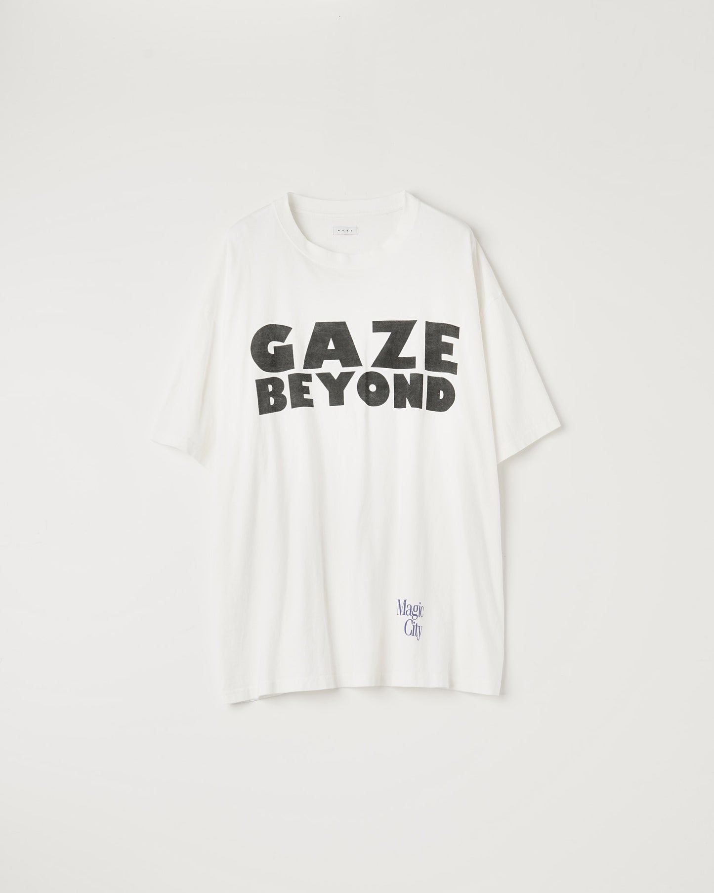 LOOSE FIT PRINT TEE : GAZE BEYOND
