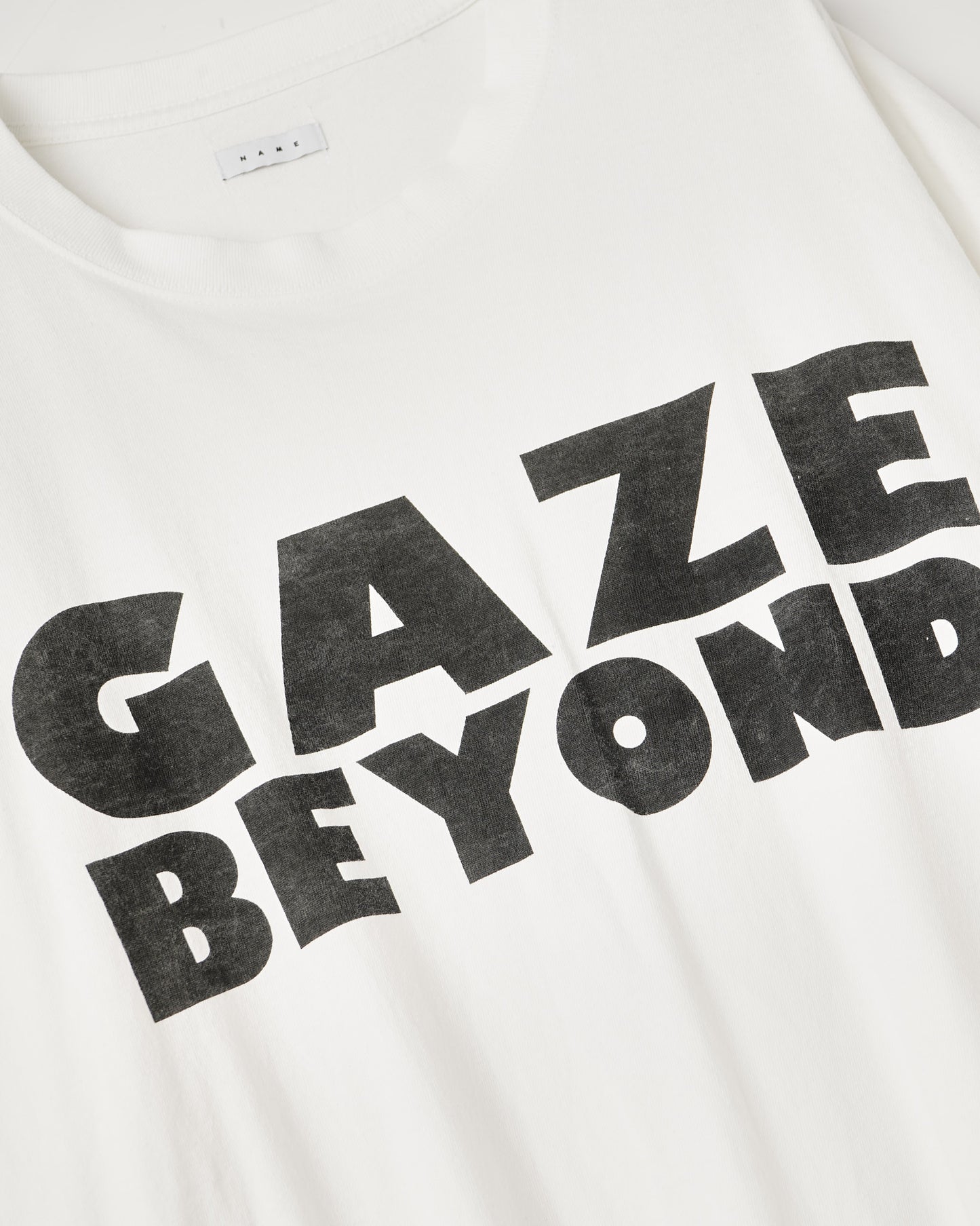 LOOSE FIT PRINT TEE : GAZE BEYOND