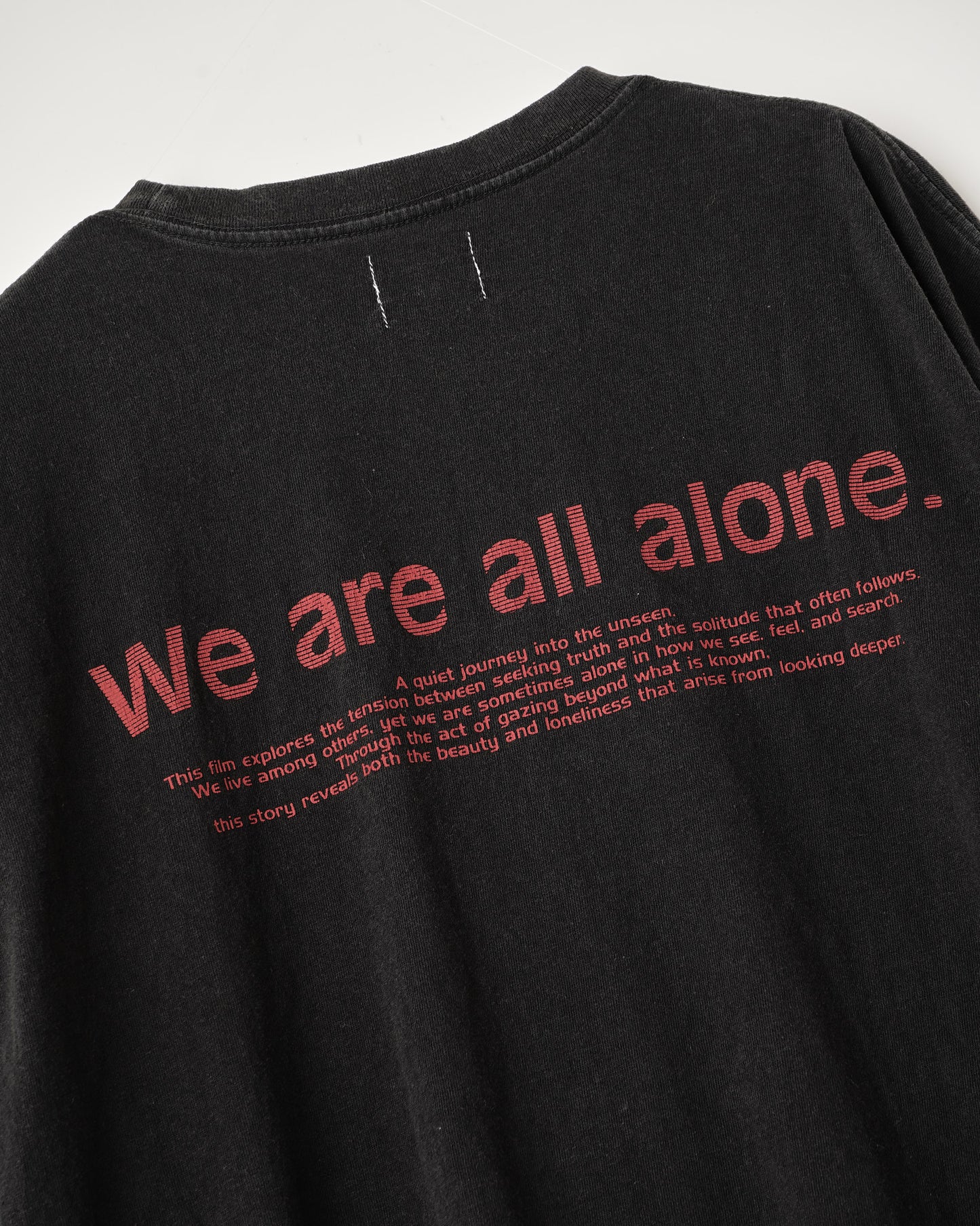 LOOSE FIT PRINT TEE : WE ARE ALL ALONE