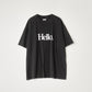LOOSE FIT PRINT TEE : HELLO,GOOD BUY!
