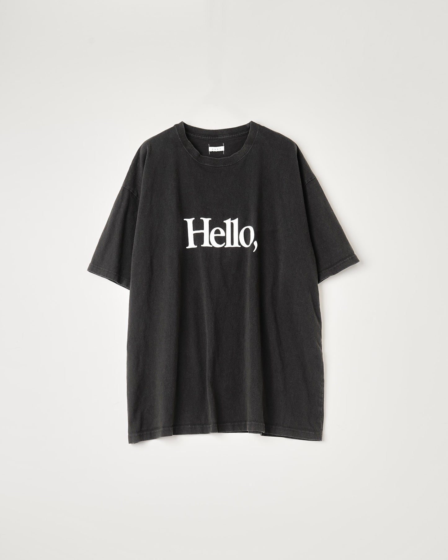 LOOSE FIT PRINT TEE : HELLO,GOOD BUY!