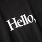 LOOSE FIT PRINT TEE : HELLO,GOOD BUY!
