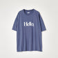 LOOSE FIT PRINT TEE : HELLO,GOOD BUY!