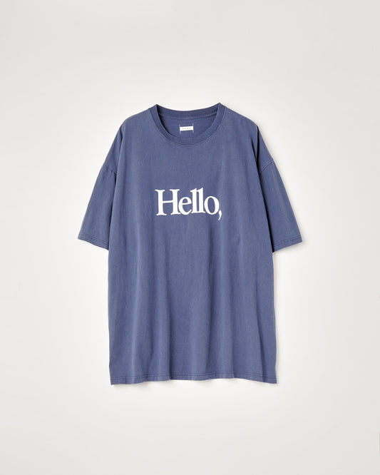LOOSE FIT PRINT TEE : HELLO,GOOD BUY!