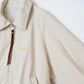 GIZA COTTON GABARDINE EMBROIDERED ZIP BLOUSON