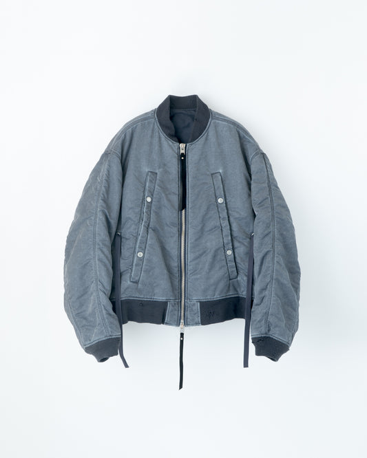 WIDE POCKET FLIGHT JACKET : FADED