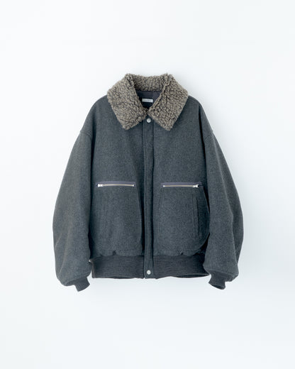 MELTON/PADED FLIGHT JACKET